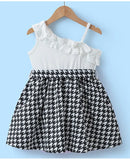 Mark & Mia Sleeveless Printed Frock with Hat - Black