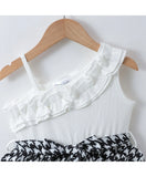 Mark & Mia Sleeveless Printed Frock with Hat - Black