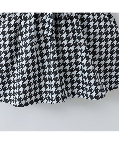 Mark & Mia Sleeveless Printed Frock with Hat - Black