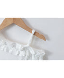 Mark & Mia Sleeveless Printed Frock with Hat - Black